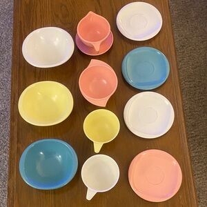 Colorful Vintage Boontonware   12 pieces